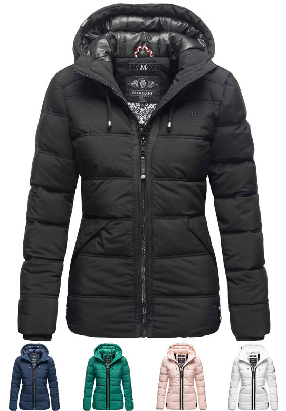 Marikoo Liebeswolke Damen Steppjacke Winterjacke mit Kapuze B816
