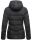 Marikoo Liebeswolke Damen Steppjacke Winterjacke mit Kapuze B816 Schwarz-Gr.XS