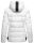 Marikoo Liebeswolke Damen Steppjacke Winterjacke mit Kapuze B816 Weiß-Gr.S