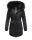 Navahoo Luluna Princess warme Damen Winter Jacke mit Kunstfell B818 Schwarz-Gr.M