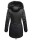 Navahoo Luluna Princess warme Damen Winter Jacke mit Kunstfell B818 Schwarz-Gr.XL