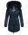 Navahoo Luluna Princess warme Damen Winter Jacke mit Kunstfell B818 Navy-Gr.XS