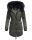 Navahoo Luluna Princess warme Damen Winter Jacke mit Kunstfell B818 D-Grau-Gr.XS