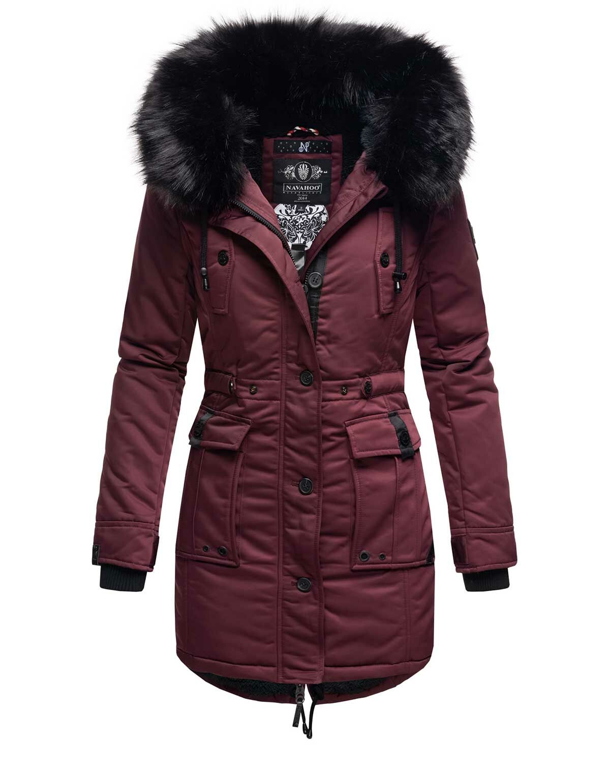 Navahoo Luluna Princess warme Damen Winter Jacke mit Kunstfell B818 W,  109,90 €