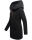 Marikoo Maikoo Damen Mantel mit Kapuze Trenchcoat Jacke B819 Schwarz Größe L - Gr. 40