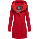 Marikoo Maikoo Damen Mantel mit Kapuze Trenchcoat Jacke...
