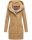 Marikoo Maikoo Damen Mantel mit Kapuze Trenchcoat Jacke B819 Camel Größe S - Gr. 36