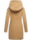 Marikoo Maikoo Damen Mantel mit Kapuze Trenchcoat Jacke B819 Camel Größe L - Gr. 40