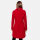 Marikoo Nanakoo Damen Mantel Trenchcoat Wintermantel Übergangs Jacke B820 Rot-Gr.XS