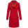 Marikoo Nanakoo Damen Mantel Trenchcoat Wintermantel Übergangs Jacke B820 Rot-Gr.XS