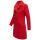 Marikoo Nanakoo Damen Mantel Trenchcoat Wintermantel Übergangs Jacke B820 Rot-Gr.XS