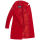 Marikoo Nanakoo Damen Mantel Trenchcoat Wintermantel Übergangs Jacke B820 Rot-Gr.XS