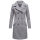 Marikoo Nanakoo Damen Mantel Trenchcoat Wintermantel Übergangs Jacke B820 Hellgrau--Gr.XS