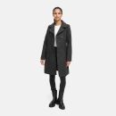 Marikoo Nanakoo Damen Mantel Trenchcoat Wintermantel Übergangs Jacke B820 Anthrazit-Gr.XL