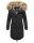 Navahoo Rosinchen Damen Winterjacke Parka gefüttert Kapuze B824 Schwarz-Gr.XS