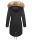 Navahoo Rosinchen Damen Winterjacke Parka gefüttert Kapuze B824 Schwarz-Gr.XS