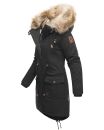 Navahoo Rosinchen Damen Winterjacke Parka gefüttert Kapuze B824 Schwarz-Gr.S