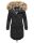 Navahoo Rosinchen Damen Winterjacke Parka gefüttert Kapuze B824 Schwarz-Gr.S