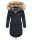 Navahoo Rosinchen Damen Winterjacke Parka gefüttert Kapuze B824 Navy-Gr.XS