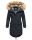 Navahoo Rosinchen Damen Winterjacke Parka gefüttert Kapuze B824 Navy-Gr.M