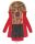 Navahoo Rosinchen Damen Winterjacke Parka gefüttert Kapuze B824 Rot-Gr.XS