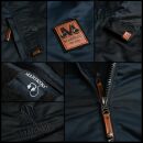 Marikoo Sanakoo Damen Winterjacke Parka mit Kapuze B825 Schwarz-Gr.M