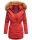 Marikoo Sanakoo Damen Winterjacke Parka mit Kapuze B825 Rot-Gr.L