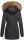 Navahoo Schneeengel-Princess Damen Parka Winter Jacke mit Kapuze B826 Schwarz-Gr.S