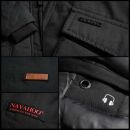Navahoo Schneeengel-Princess Damen Parka Winter Jacke mit Kapuze B826 Schwarz-Gr.M
