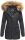 Navahoo Schneeengel-Princess Damen Parka Winter Jacke mit Kapuze B826 Schwarz-Gr.XL