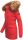 Navahoo Schneeengel-Princess Damen Parka Winter Jacke mit Kapuze B826 Rot-Gr.XS