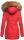 Navahoo Schneeengel-Princess Damen Parka Winter Jacke mit Kapuze B826 Rot-Gr.XS