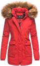 Navahoo Schneeengel-Princess Damen Parka Winter Jacke mit Kapuze B826 Rot-Gr.XXL