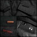 Navahoo Schneeengel-Princess Damen Parka Winter Jacke mit Kapuze B826 Grau-Gr.S