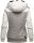 Marikoo Sumikoo Damen Winter Jacke leicht gefüttert mit Kapuze B827 H.Grau-Grau-Gr.XS