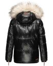 Navahoo Tikunaa Damen Winterjacke mit Kunstfellkragen B828 Schwarz-Gr.XS