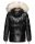 Navahoo Tikunaa Damen Winterjacke mit Kunstfellkragen B828 Schwarz-Gr.XS