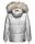 Navahoo Tikunaa Damen Winterjacke mit Kunstfellkragen B828 Silber-Gr.XS