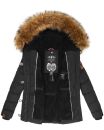 Navahoo Zoja Damen Winter Stepp Jacke Teddyfell Winterjacke B831 Schwarz-Gr.XS