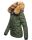 Navahoo Zoja Damen Winter Stepp Jacke Teddyfell Winterjacke B831 Olive-Gr.XS