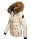 Navahoo Zoja Damen Winter Stepp Jacke Teddyfell Winterjacke B831 Beige-Gr.L