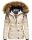 Navahoo Zoja Damen Winter Stepp Jacke Teddyfell Winterjacke B831 Beige-Gr.L
