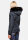 Navahoo Zuckerbiene Damen Steppjacke mit Kapuze und Kunstfellkragen B832 Navy-Gr.S