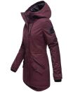 Navahoo Avrille Damen Wintejacke Parka gefüttert mit Kapuze B834 Weinrot-Gr.XS