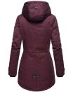 Navahoo Avrille Damen Wintejacke Parka gefüttert mit Kapuze B834 Weinrot-Gr.XS