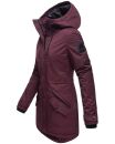 Navahoo Avrille Damen Wintejacke Parka gefüttert mit Kapuze B834 Weinrot-Gr.L