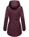 Navahoo Avrille Damen Wintejacke Parka gefüttert mit Kapuze B834 Weinrot-Gr.L