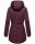 Navahoo Avrille Damen Wintejacke Parka gefüttert mit Kapuze B834 Weinrot-Gr.L