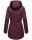 Navahoo Avrille Damen Wintejacke Parka gefüttert mit Kapuze B834 Weinrot-Gr.XL
