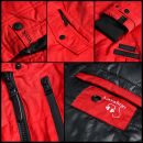 Navahoo Avrille Damen Wintejacke Parka gefüttert mit Kapuze B834 Rot-Gr.M